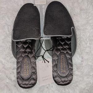 LC Lauren Conrad, Vintage Inspired Velvet & Satin Slipper, Women's Size 9-10
